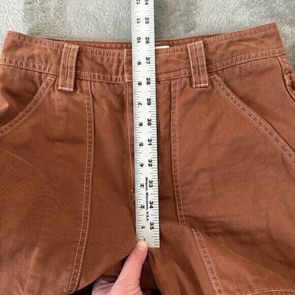 Aritzia Sun-deh Cargo Pants Women's size 2 Brown Tan Straight Leg - Picture 6 of 8
